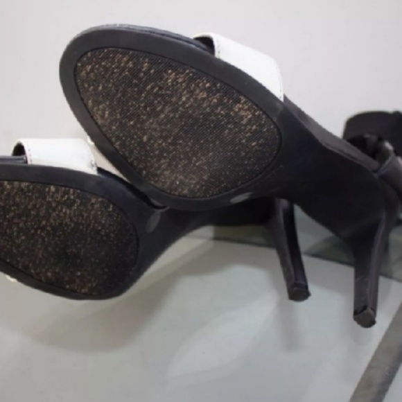 BCBG Paris Black & White Stiletto Heels - Picture 4 of 4